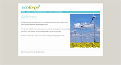 Desktop Screenshot of ecoforge.in